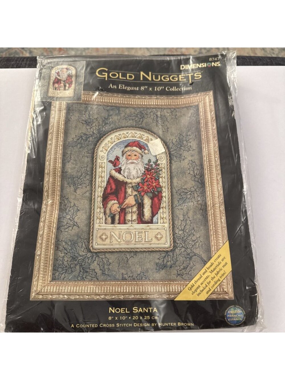 Dimensions Noel Santa Gold Nuggets Cross Stitch Kit 8747 New CS5